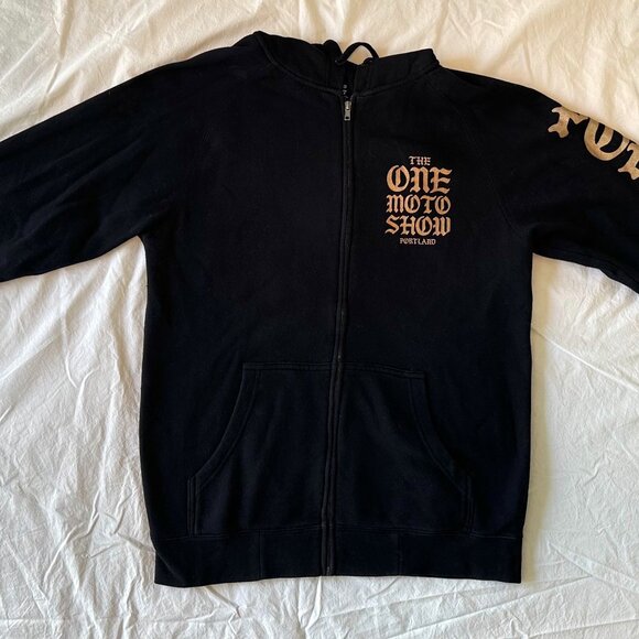 Motorcycle One Moto Show Portland Hoodie - Picture 1 of 8
